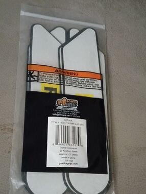 Gorilla Grip White Adhesive Grippers - 8 Pack